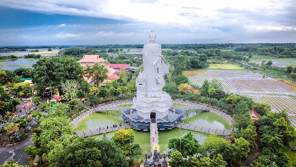 Diện mạo khang trang của chùa Gò Kén ngày nay 
